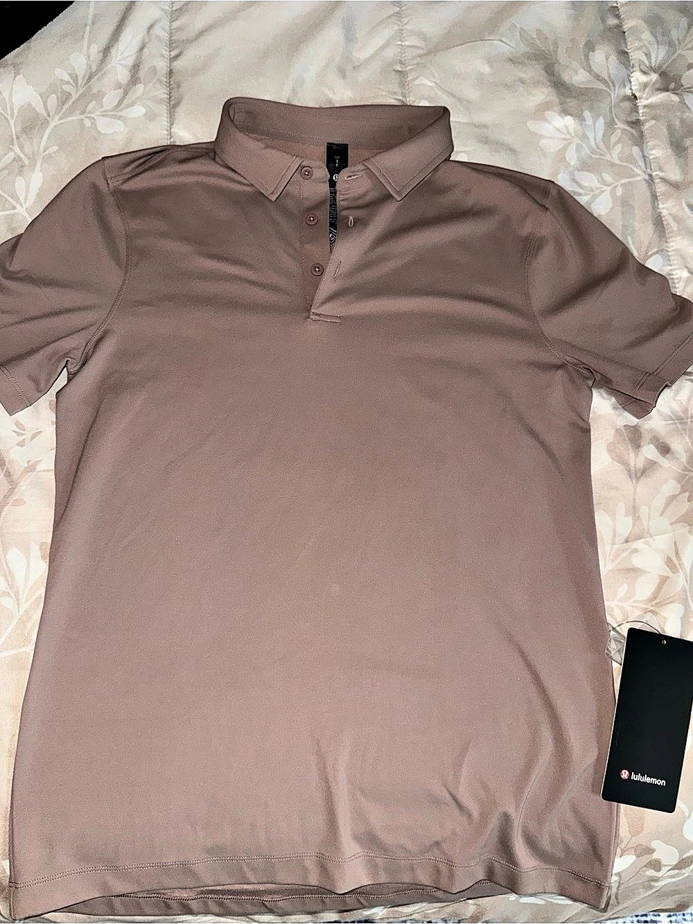 Lululemon ShowZero Men’s Polo in Brown Size Small NWT